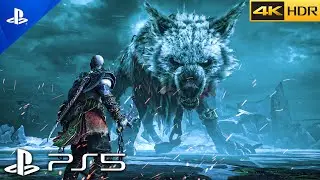 (PS5) God of War Ragnarok - Kratos vs Fenrir | Realistic ULTRA Graphics Gameplay [4K 60FPS HDR]