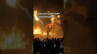 on day one of camp flog gnaw tyler the creator did this 😂 #shorts