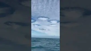 Strange Clouds Seen while Fishing