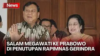 Salam Megawati ke Prabowo di Penutupan Rapimnas Gerindra