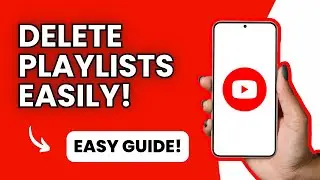 How to Delete Playlist on YouTube 2024 (EASY WAY!)