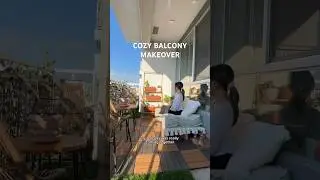 EXTREME COZY BALCONY MAKEOVER turning my balcony into a cozy paradise!!