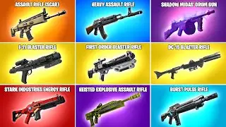 Evolution of All Fortnite Assault Rifles (Season 1 - Season 24)