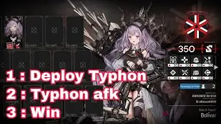 [Arknights] CC#1 Battle Pyrolysis rotation map 3 | Typhon solo AFK