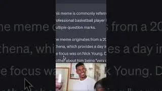 ChatGPT Explains the Origins of the Nick Young Confused Meme #chatgpt #memes