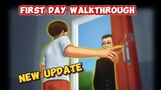 Summer time saga new update first day walkthrough || summer time saga new version