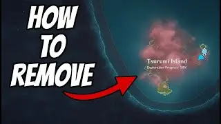 How to remove the red fog around Tsurumi Island | Genshin Impact