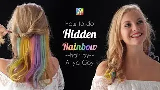 Pastel Hidden Rainbow Hair Video Tutorial