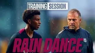 🔈🌧️ HARD AT WORK IN THE RAIN | BETTER WITH VOLUME | FC Barcelona training 🔵🔴