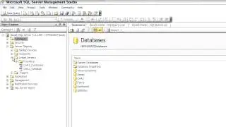 Sql Server  Continuing with Object Explorer Items