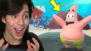 Jogando COMO O PATRICK no  jogo do BOB ESPONJA!! (Spongebob Squarepants)