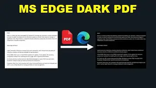 MICROSOFT EDGE PDF READER DARK MODE