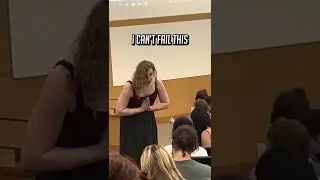 I ordered a stripper to my college lecture… 