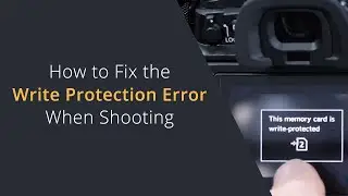 Card Write Protection Error For SD Card | Fix The Memory Card Is Write Protected Error