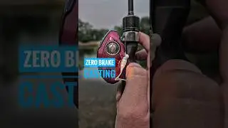 Casting UL lure with zero brakes on a BFS Baitcasting Reel! Daiwa Salamandura Air TW