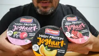 ASMR AUF DEUTSCH – Ehrmann High Protein Joghurts – Ist das gut???