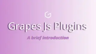 Grapejs Plugins - 1 | Grapesjs for beginners | React JS