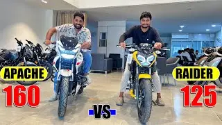 New Tvs Raider 125 vs Tvs Apache RTR 160 2V Which Is Best Bike In 2024