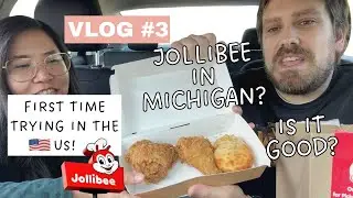 TRYING JOLLIBEE for the FIRST TIME in USA | Filipina in the US 🇵🇭🇺🇸