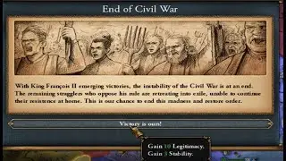 Civil wars disasters are good in EU4