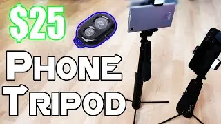 Best 25$ Bluetooth Phone Tripod for Selfies and Tiktok videos? (Review)