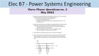 PEO solved examples (ELEC B7) Three Phase Question no. 3