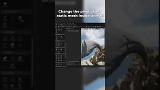 Quick Tips: Change the pivot of any static mesh inside Unreal Engine #shorts