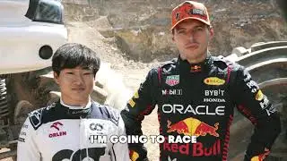 F1 Drivers Race HUGE Mega Trucks (Max vs Yuki) 🇦🇹