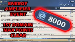 Energy Amplifier Event Day 1 Domain MAX POINTS CLEAR | Genshin Impact