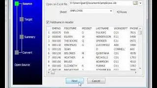 Convert Excel file to XML file