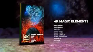 Magic Pack - 4K Magic Assets / Portals / Dark Energy / Particles and more