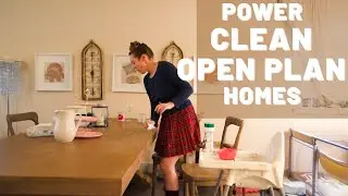 How To Power Clean Your Dinning Area In Open Plan Homes