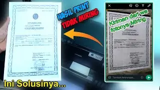 Cara mengedit foto dokumen miring menjadi lurus dan hasil print rapi