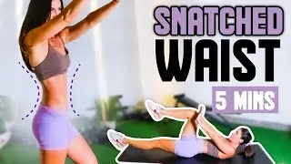 Snatched Waist 5 Min Abs Workout [Follow-Along, No Equipment] | LiveLeanTV