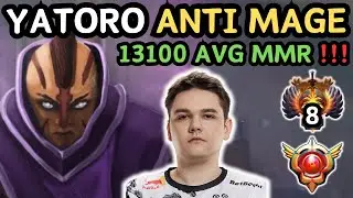 🔥 7.37d Yatoro ANTI MAGE Safelane Rank 8 🔥 YATOROGOD Grandmaster Tier - Dota 2