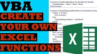 Create Your Own Excel Functions Excel with VBA | [Complete Tutorial - 2022]