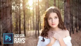 Create & Add SHINY Sun Light Rays in Photoshop