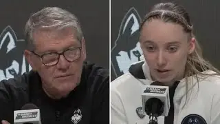 Paige Bueckers & Geno Auriemma on UConn's Late Offensive Foul vs. Iowa | 2024 March Madness