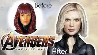 Black Widow Custom Doll Avengers Infinity War Repaint DIY