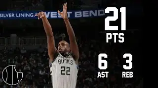 Khris Middleton Highlights | Bucks vs. Pacers | 1st Jan 2024