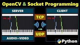 How to send audio and video using socket programming in Python: Socket Programming tutorial