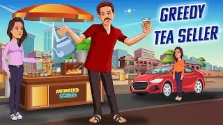 Greedy Tea Seller | Learn English | English Stories | English Animated Stories | Moral Stories |