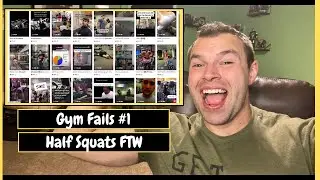 TikTok Gym Fails Reaction #1 | Half Squats FTW