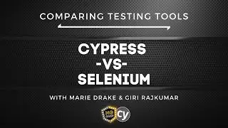 Comparing Testing Tools  Cypress  -vs-  Selenium Webinar | ng-conf & Cypress.io | 