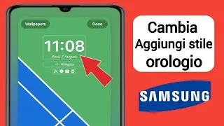 Come cambiare lo stile dell'orologio Always On Display in Samsung (2024) |