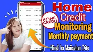 home credit monitoring Payment bills gamit Cellphone/Dito makikita lahat ng Ibinayad mo!