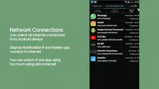 How to detect app Android connect internet in background