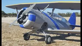 Scratch-built RC Curtiss SBC-4 Helldiver