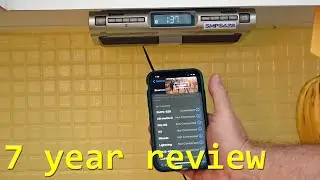 Budget Kitchen Under Cabinet Bluetooth radio review with audio