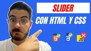 😱 COMO hacer un SLIDER DE IMAGENES AUTOMATICO con HTML y CSS sin utilizar JS [DESDE CERO]